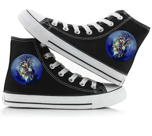 Kingdom Hearts Sora High Top Canvas Shoes Sneakers Kingdom Hearts Gifts