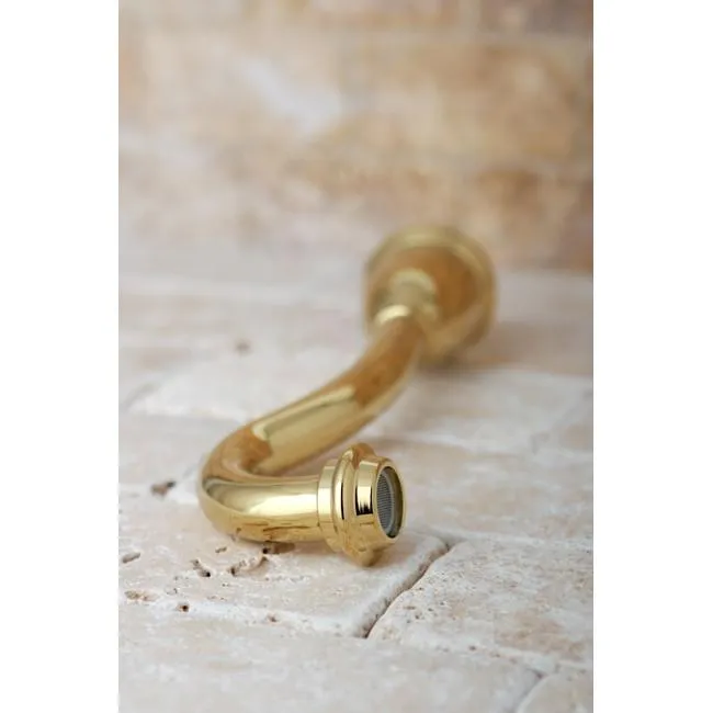 Kingston Brass Bathroom Accessories Polished Brass Heritage 8" Tub Spout K1887A2
