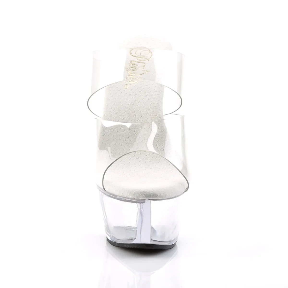 KISS-202 Pleaser Clear Sexy Platform Shoes (Pole Dancing Heels)
