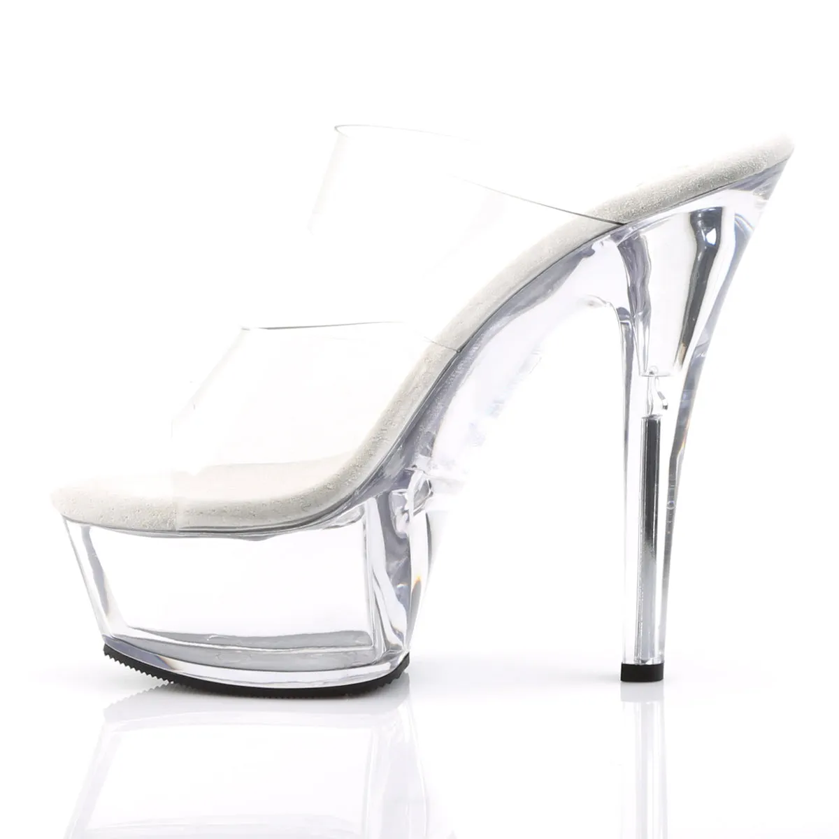 KISS-202 Pleaser Clear Sexy Platform Shoes (Pole Dancing Heels)