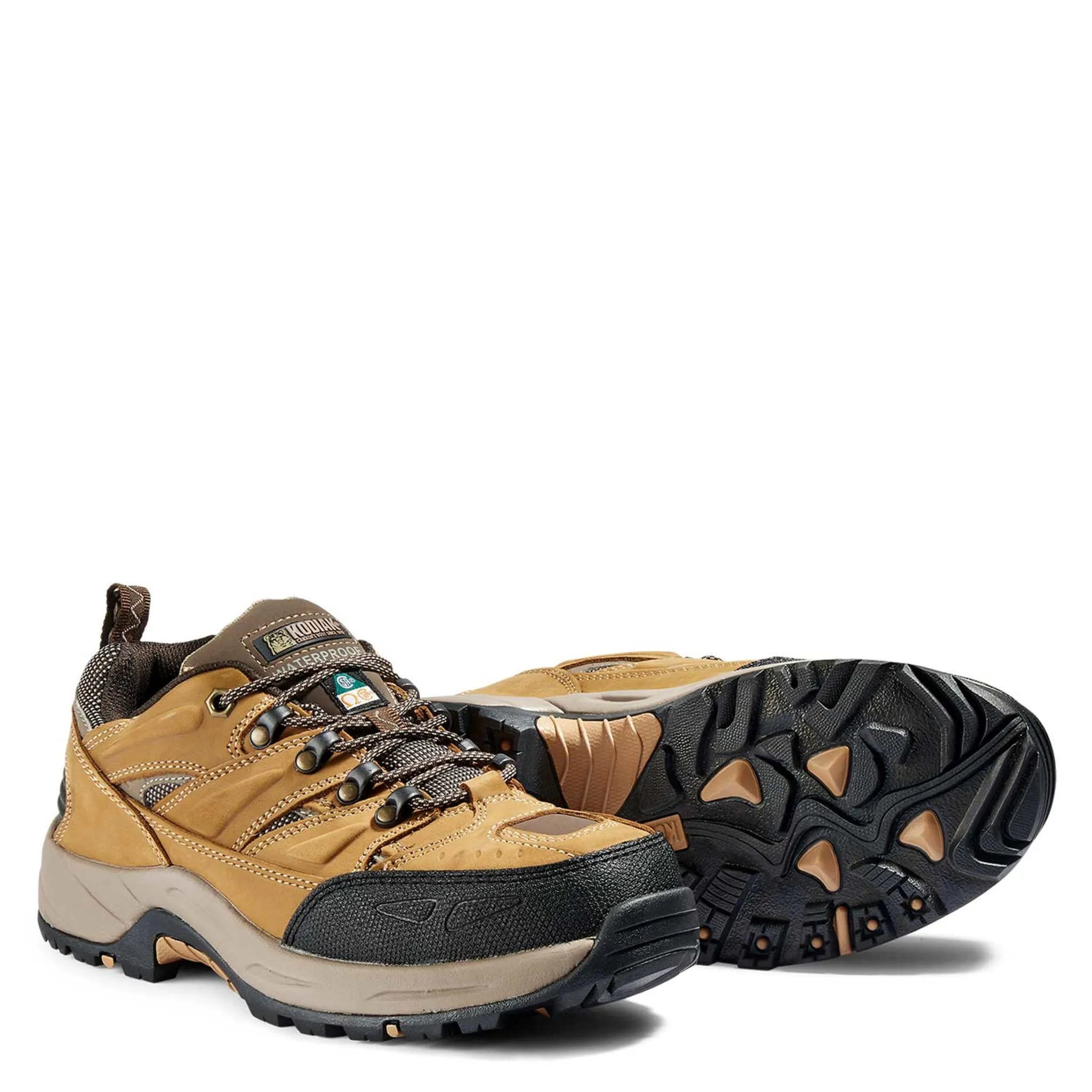 Kodiak Men's Buckeye Hiker Safety Work Shoes - Waterproof Full Grain Leather, Steel Toe & Plate, CSA Approved for Ultimate Protection | Sizes 7-14