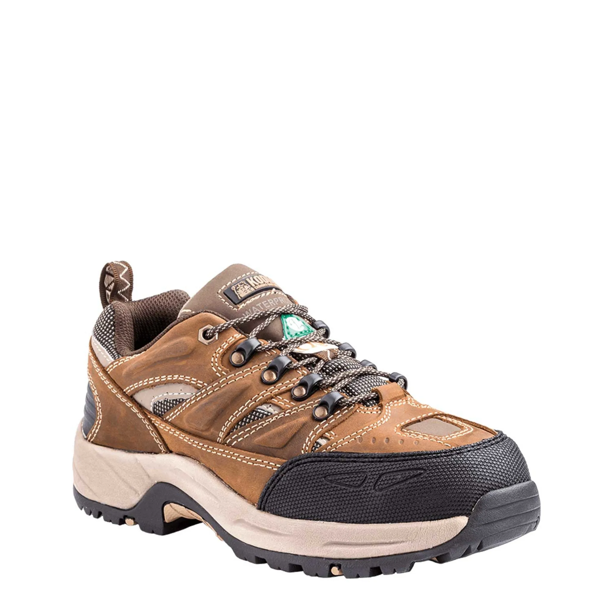 Kodiak Men's Buckeye Hiker Safety Work Shoes - Waterproof Full Grain Leather, Steel Toe & Plate, CSA Approved for Ultimate Protection | Sizes 7-14