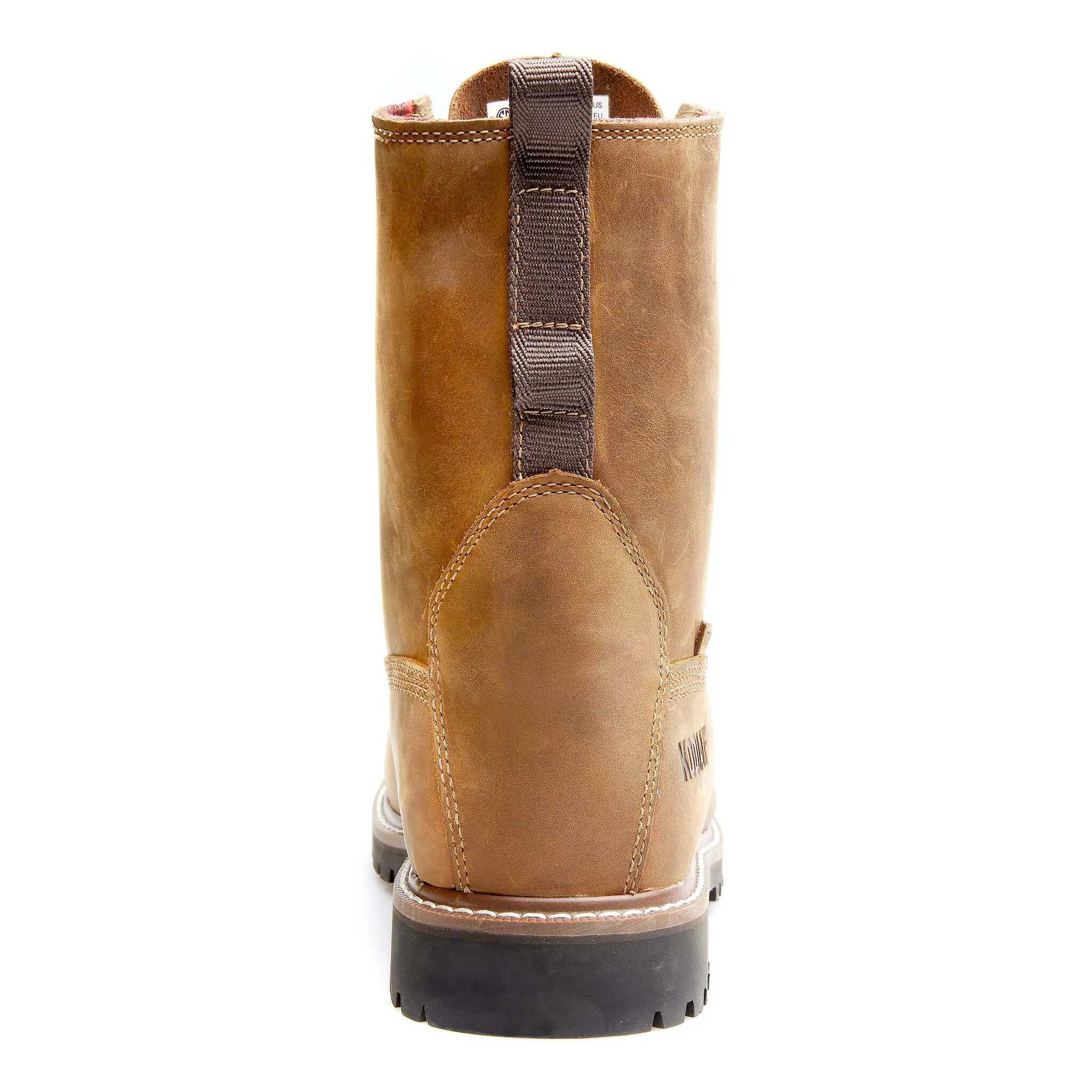 Kodiak Men's McKinney 8" Safety Work Boots – Waterproof Full Grain Leather, 200g Thinsulate, Composite Toe & Plate, Oil Resistant | Sizes 7-15