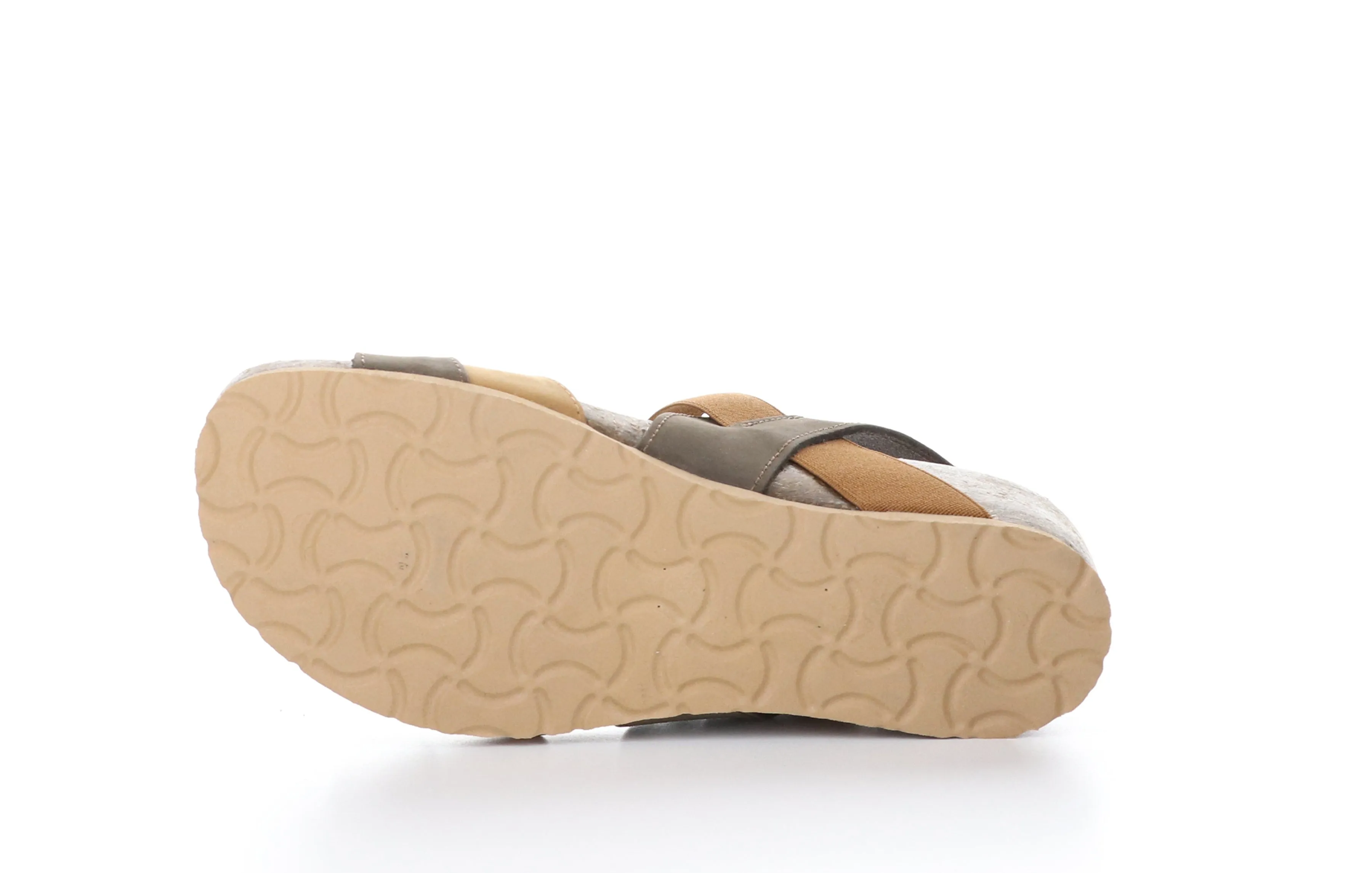 LABOS Multi Dark Brown Sling-Back Sandals