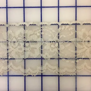 Lace Trim - 3-inch Scalloped Lace Beige Close-Out