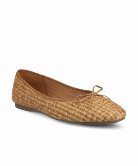 College Walk The Songbird - Tan Raffia