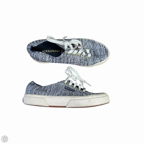 Comfortable Workout Dynamic Motion Shoes Sneakers By Superga In Blue, Size: 6.5