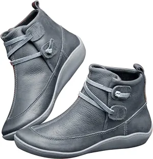 Ladmiple Cowboy Boots For Women Wide Calf Western Fashion Ankle Cowgirl Short Booties High Top Casual Walking Shoes