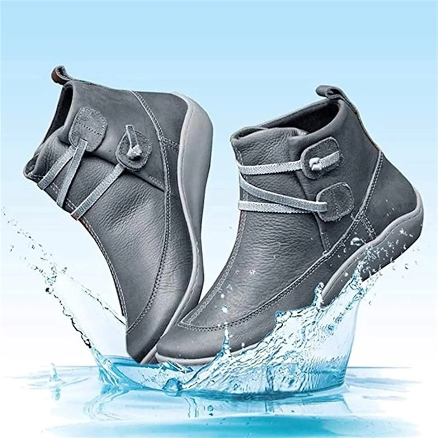 Ladmiple Cowboy Boots For Women Wide Calf Western Fashion Ankle Cowgirl Short Booties High Top Casual Walking Shoes