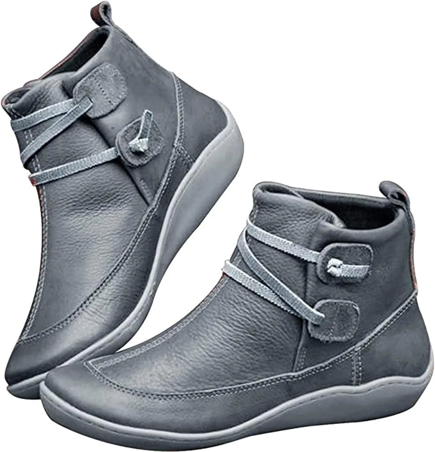Ladmiple Cowboy Boots For Women Wide Calf Western Fashion Ankle Cowgirl Short Booties High Top Casual Walking Shoes