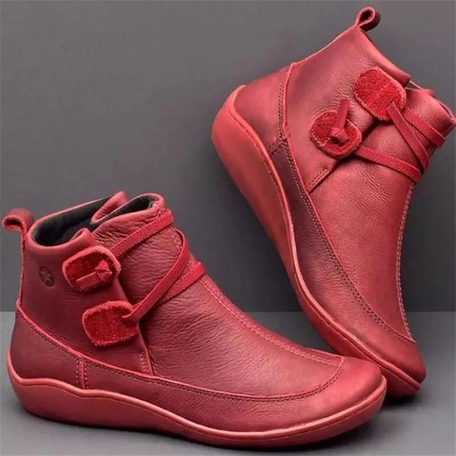 Ladmiple Womens Fall Boots 2024 Wide Calf Fashion Ankle Booties Causal Combat Cowboy Cowgirl Western Short Booties