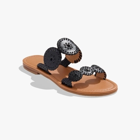 Supportive frame Chic Casual Footwear Lauren II Leather Slide Sandal