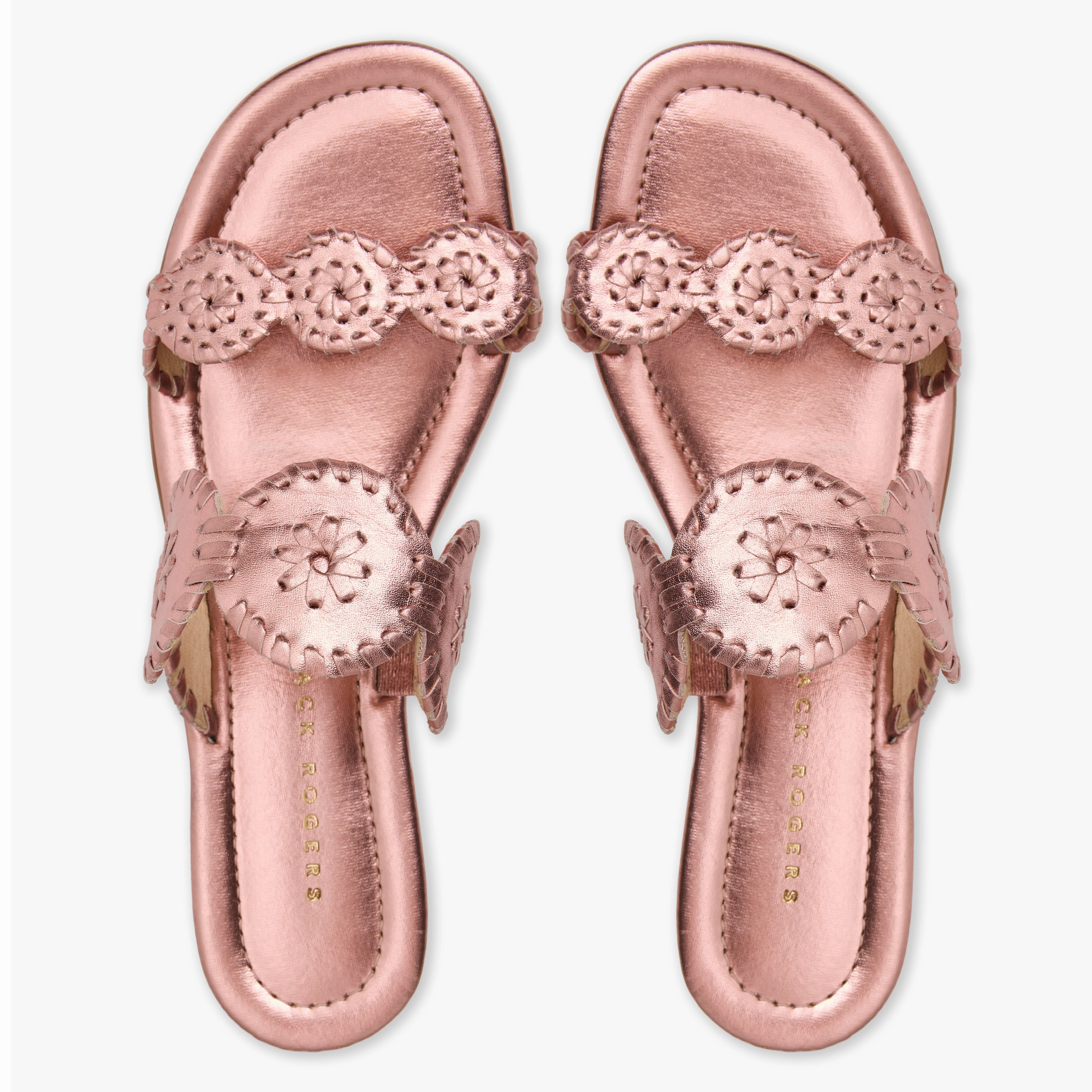 Weekend Style Comfortable Yet Stylish Lauren II Leather Slide Sandal