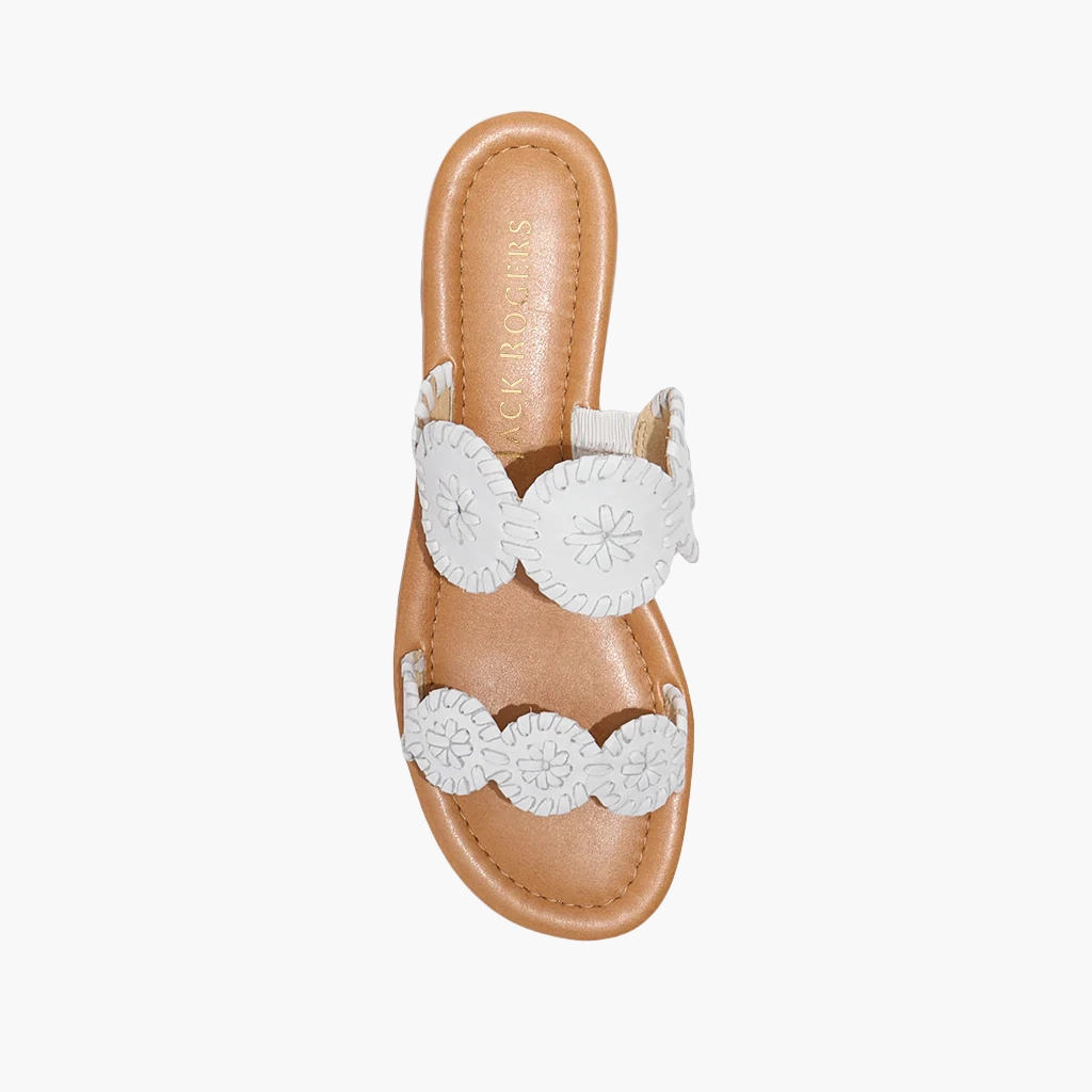 Urban Leisure Adjustable band Lauren II Leather Slide Sandal