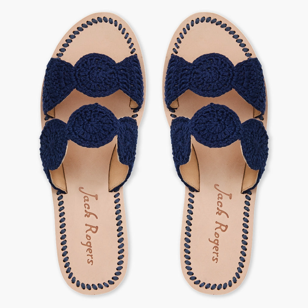 Laurin Crochet Flat Sandal Every Step Non Marking Tread