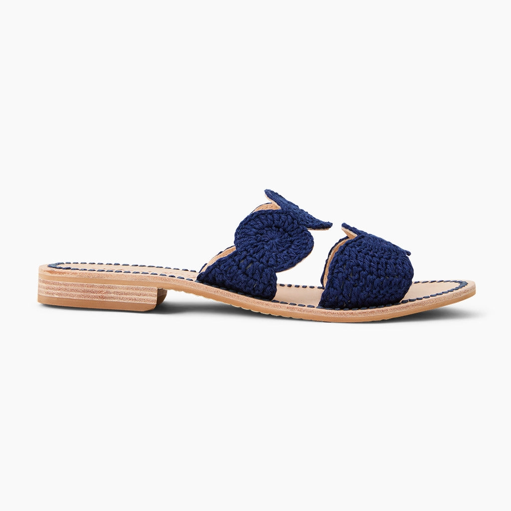 Laurin Crochet Flat Sandal Footwear for All Elastic Band