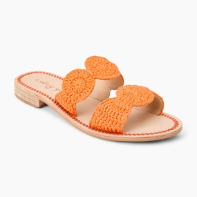 Strap Design Laurin Crochet Flat Sandal