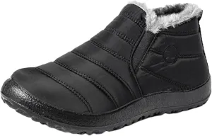 Lausiuoe Snow Boots For Women Waterproof Insulated Non Slip Winter Warm Lining Comfortable Ankle Booties Walking Shoes