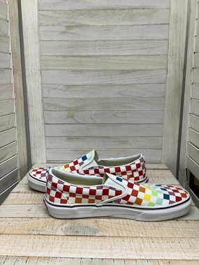 Bend Support Shoes Sneakers By Vans In Rainbow Print, Size: 10.5