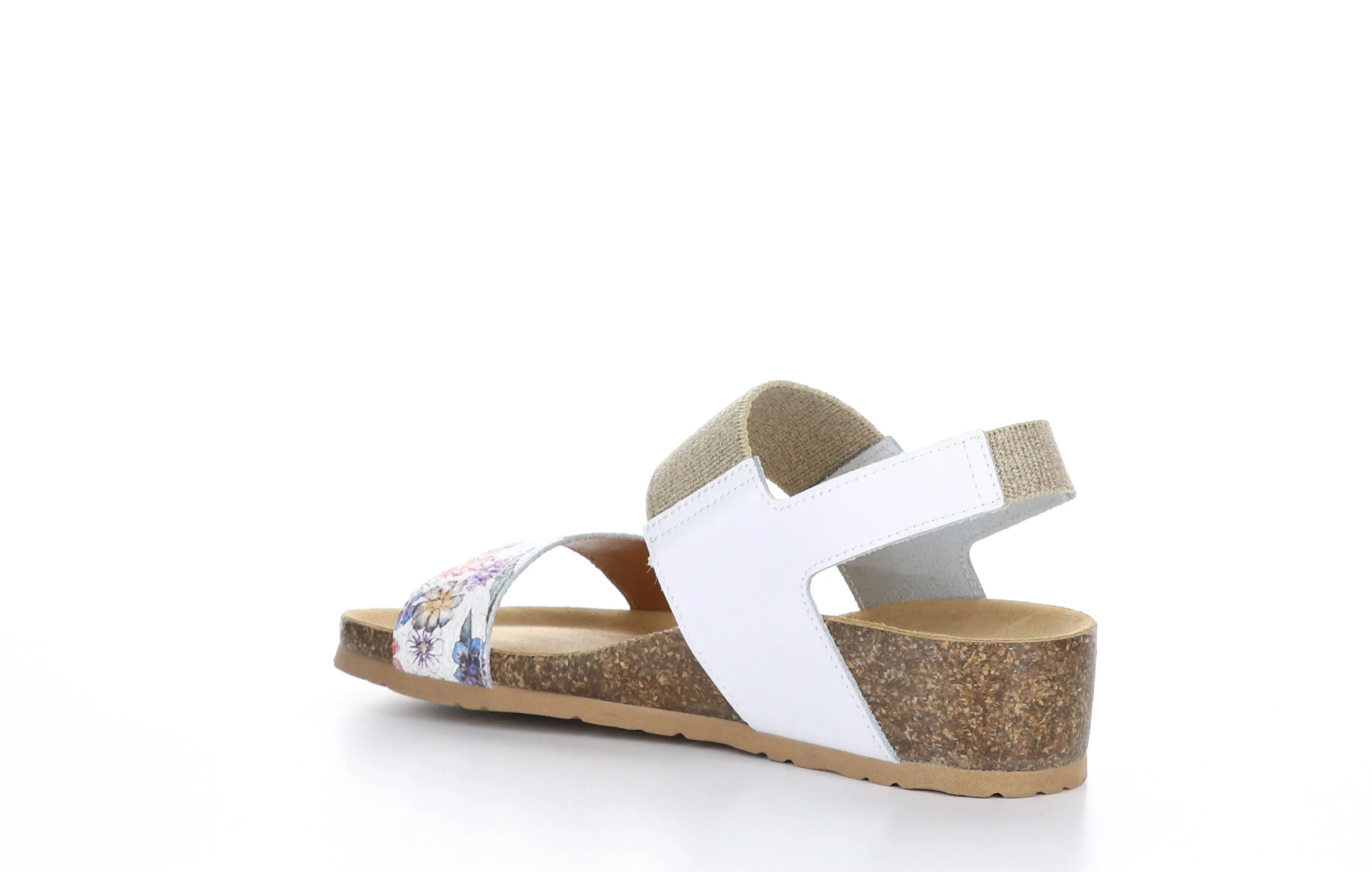 LAZIO White Sling-Back Sandals