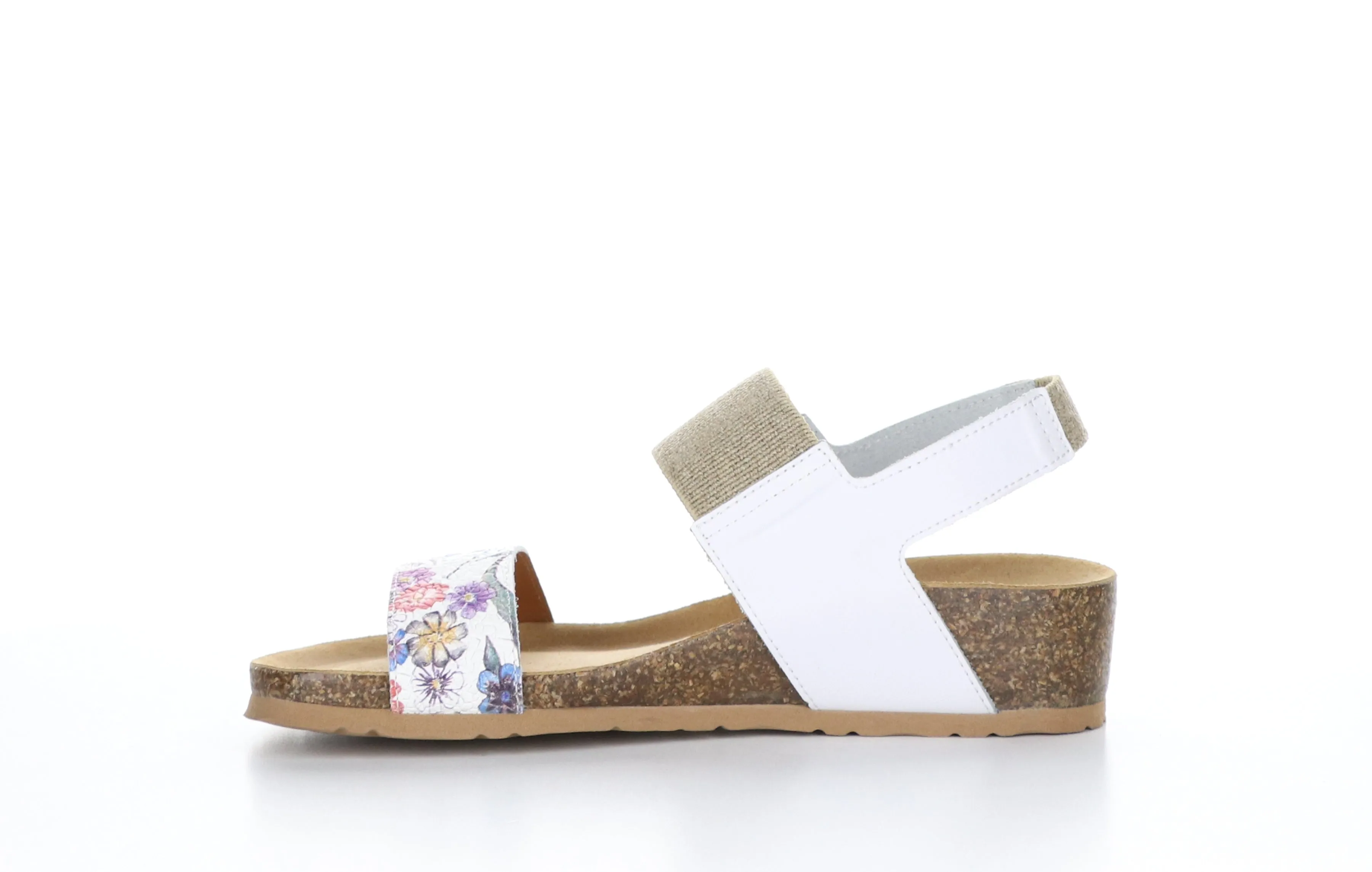 LAZIO White Sling-Back Sandals