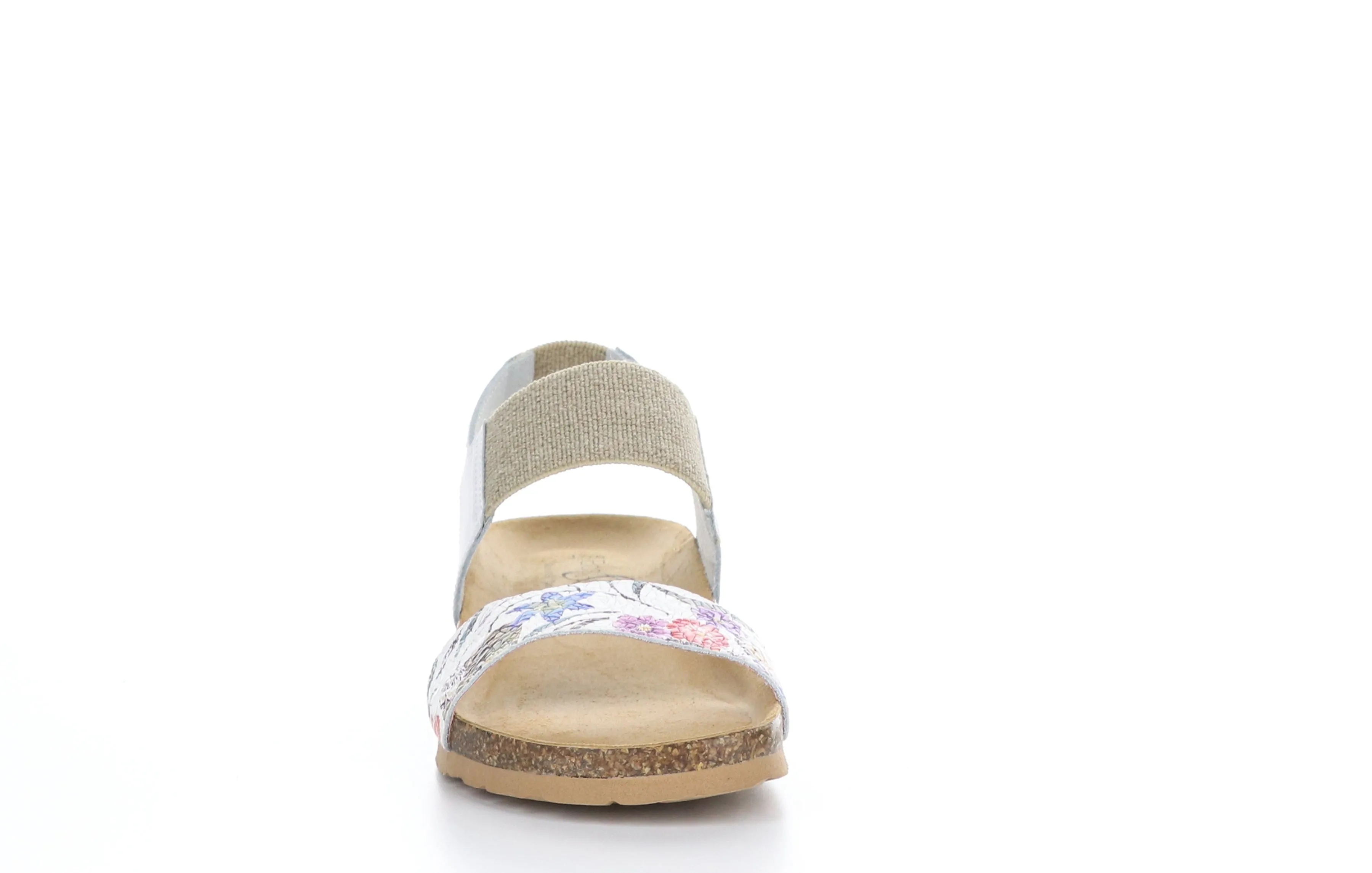 LAZIO White Sling-Back Sandals