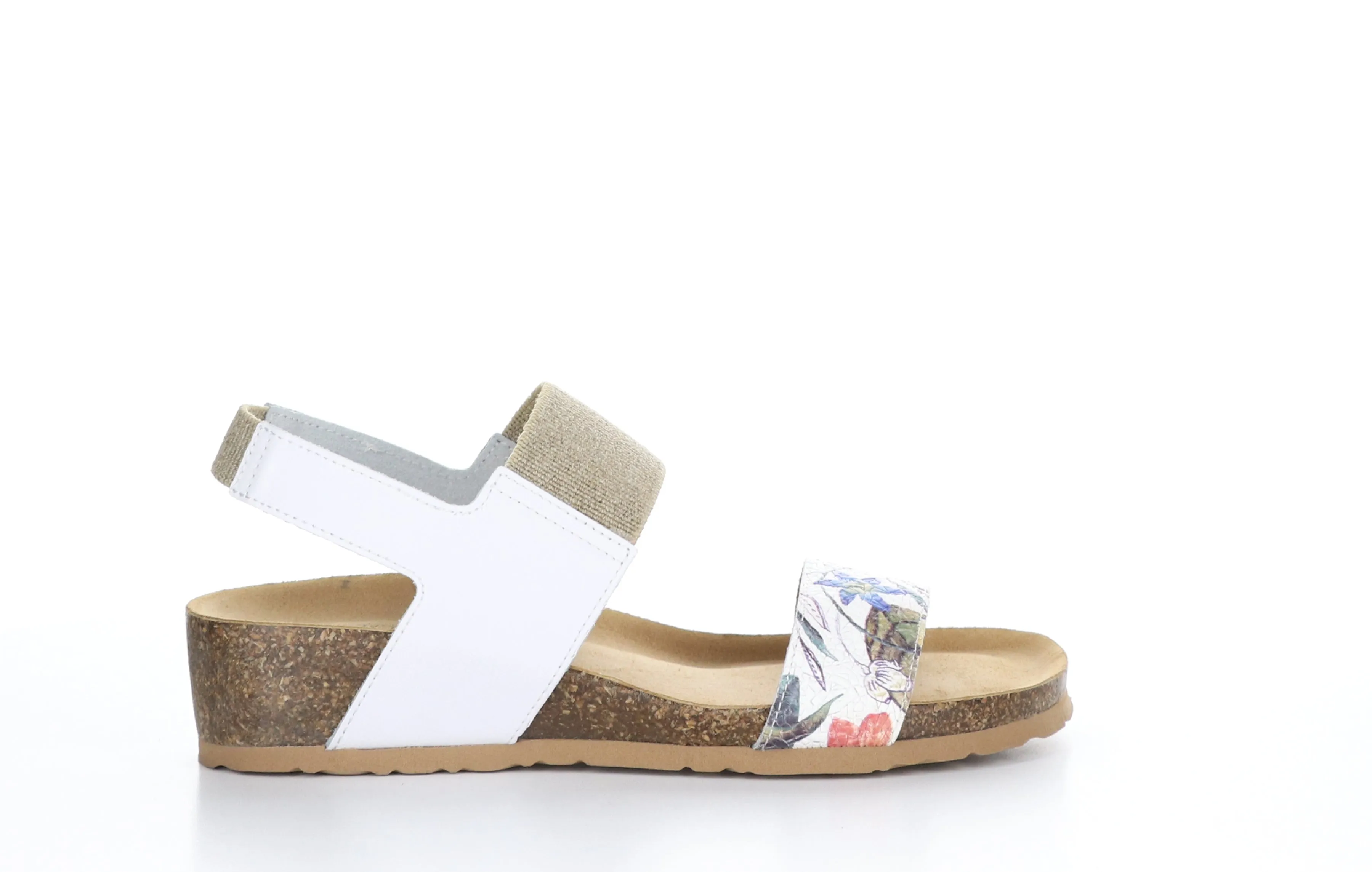 LAZIO White Sling-Back Sandals