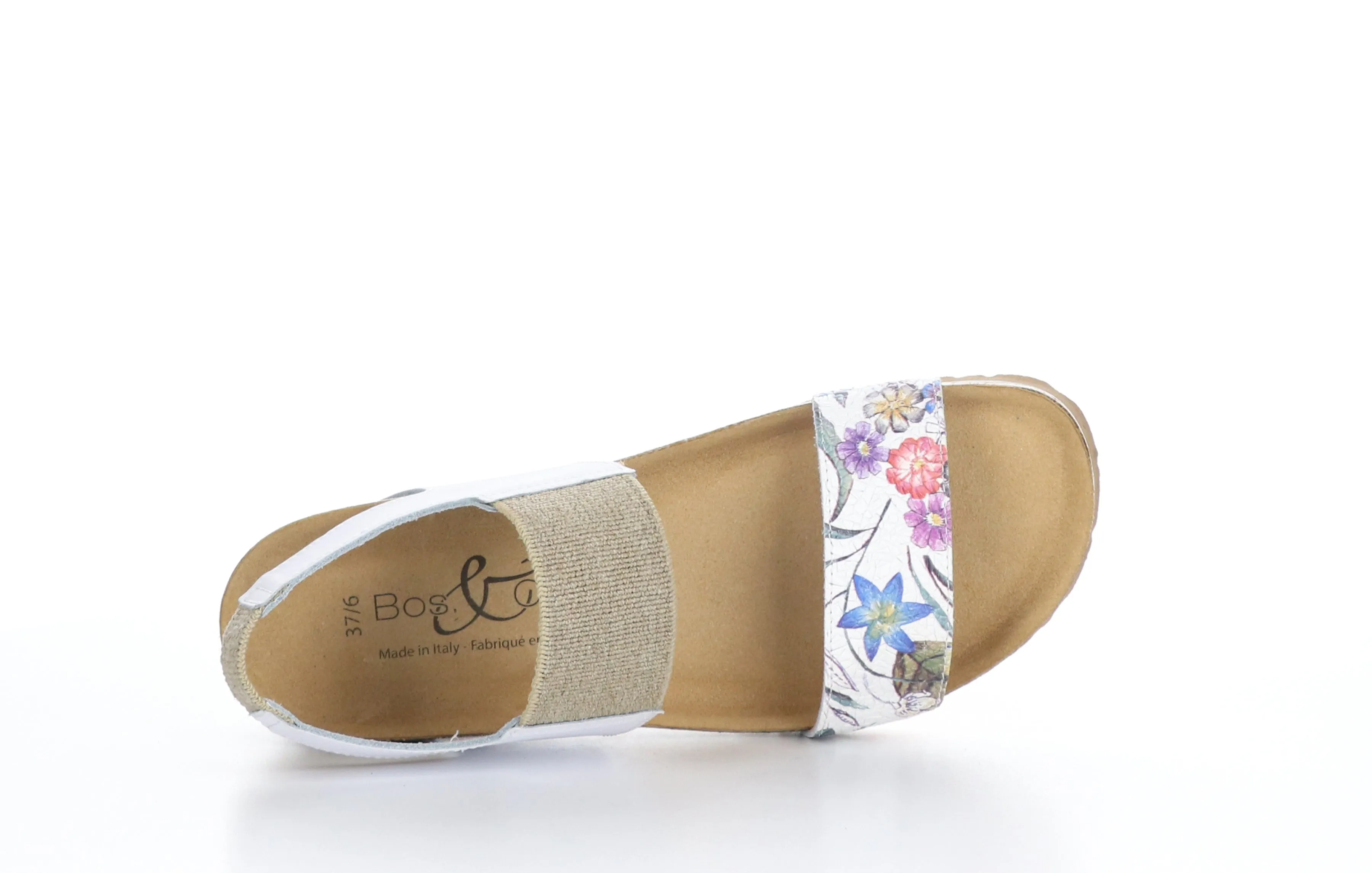 LAZIO White Sling-Back Sandals