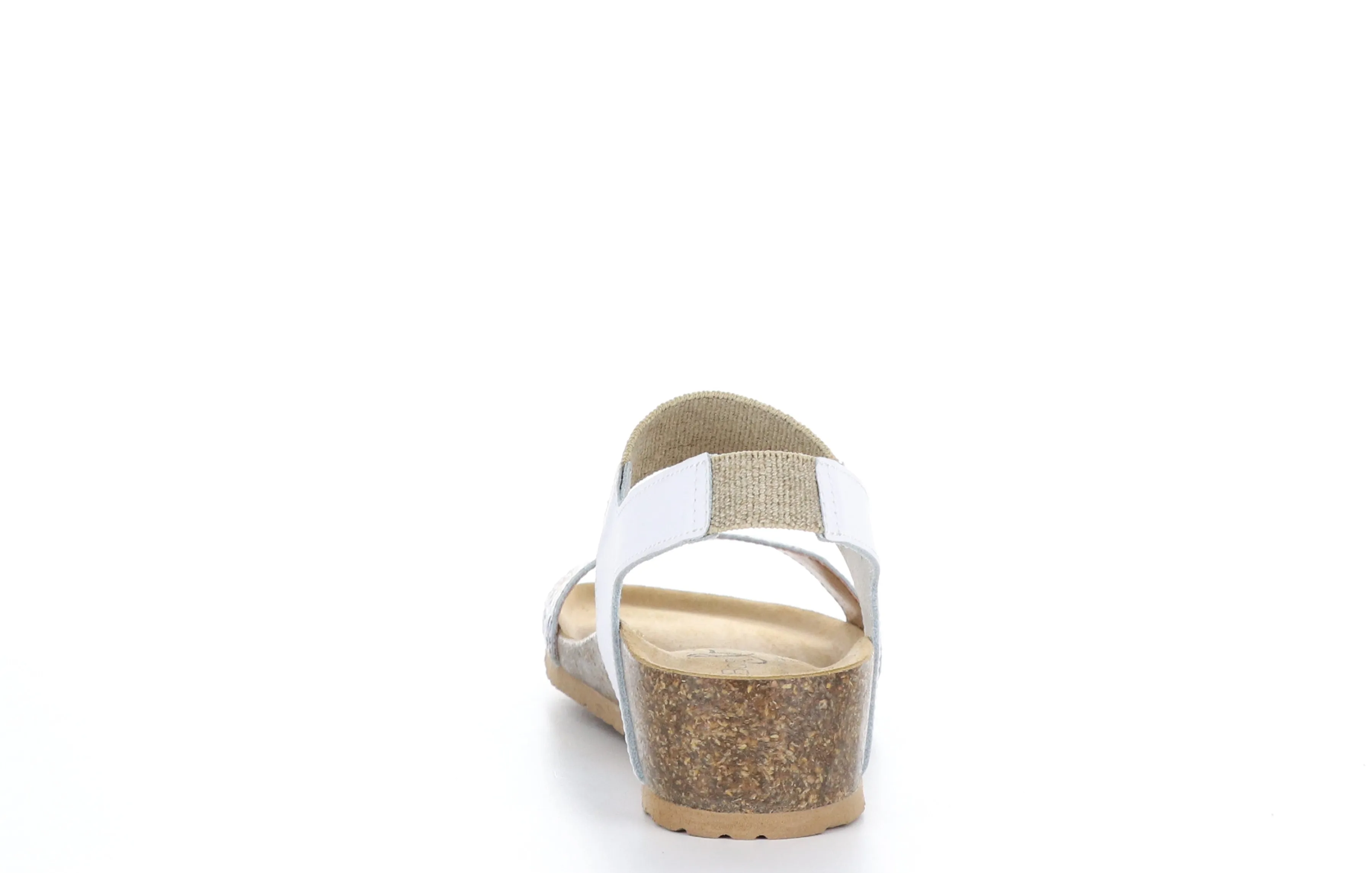 LAZIO White Sling-Back Sandals