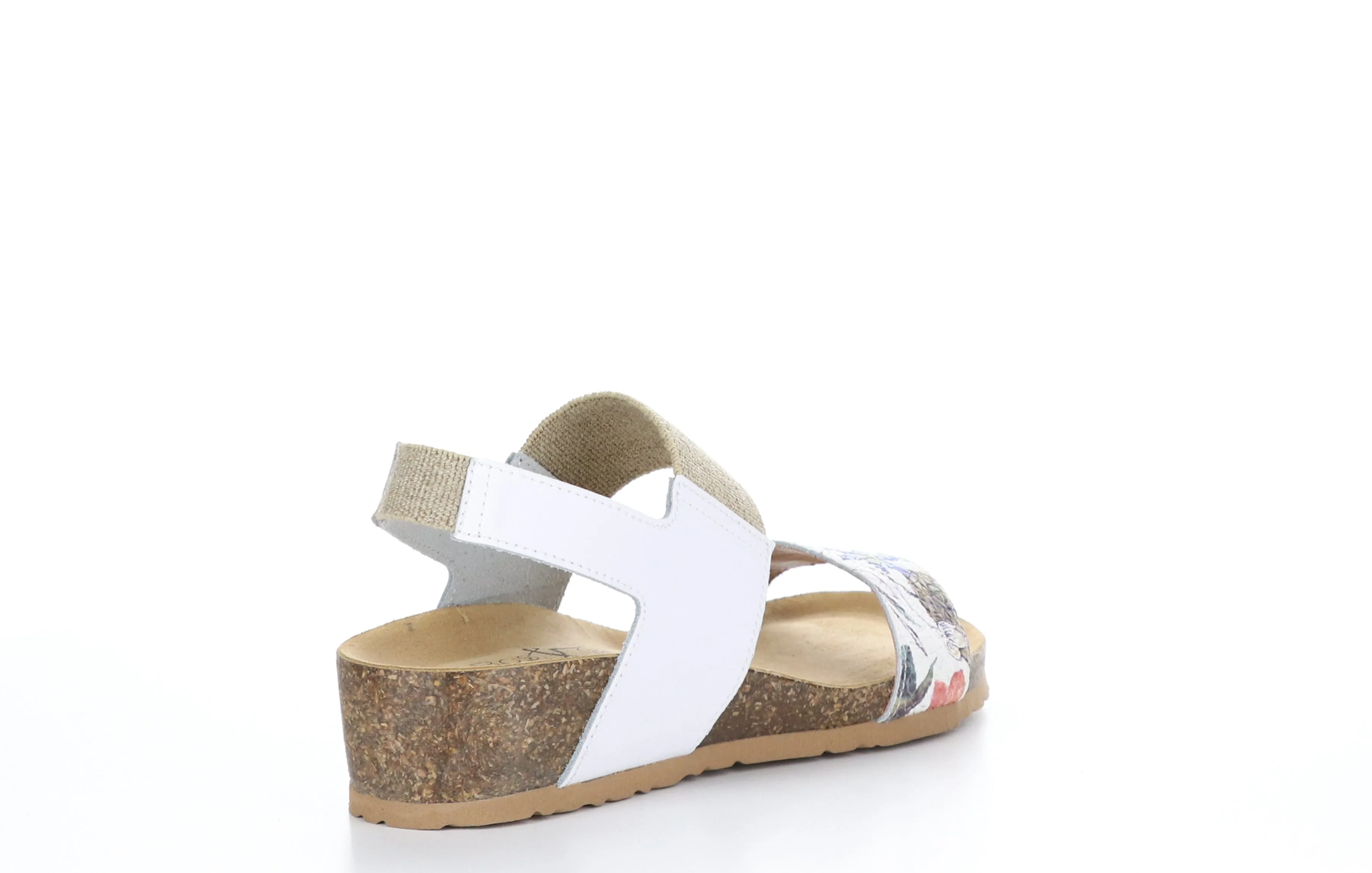 LAZIO White Sling-Back Sandals