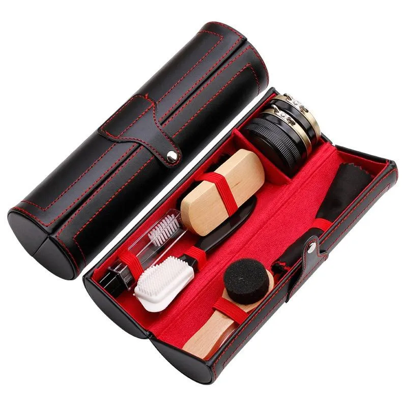 Leather Shoe Shine Cleaning Set 9pcs