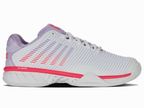 96807-182-W | HYPERCOURT EXPRESS 2-WIDE | WHITE/ORCHID PETAL/NEON BLAZE Elastic