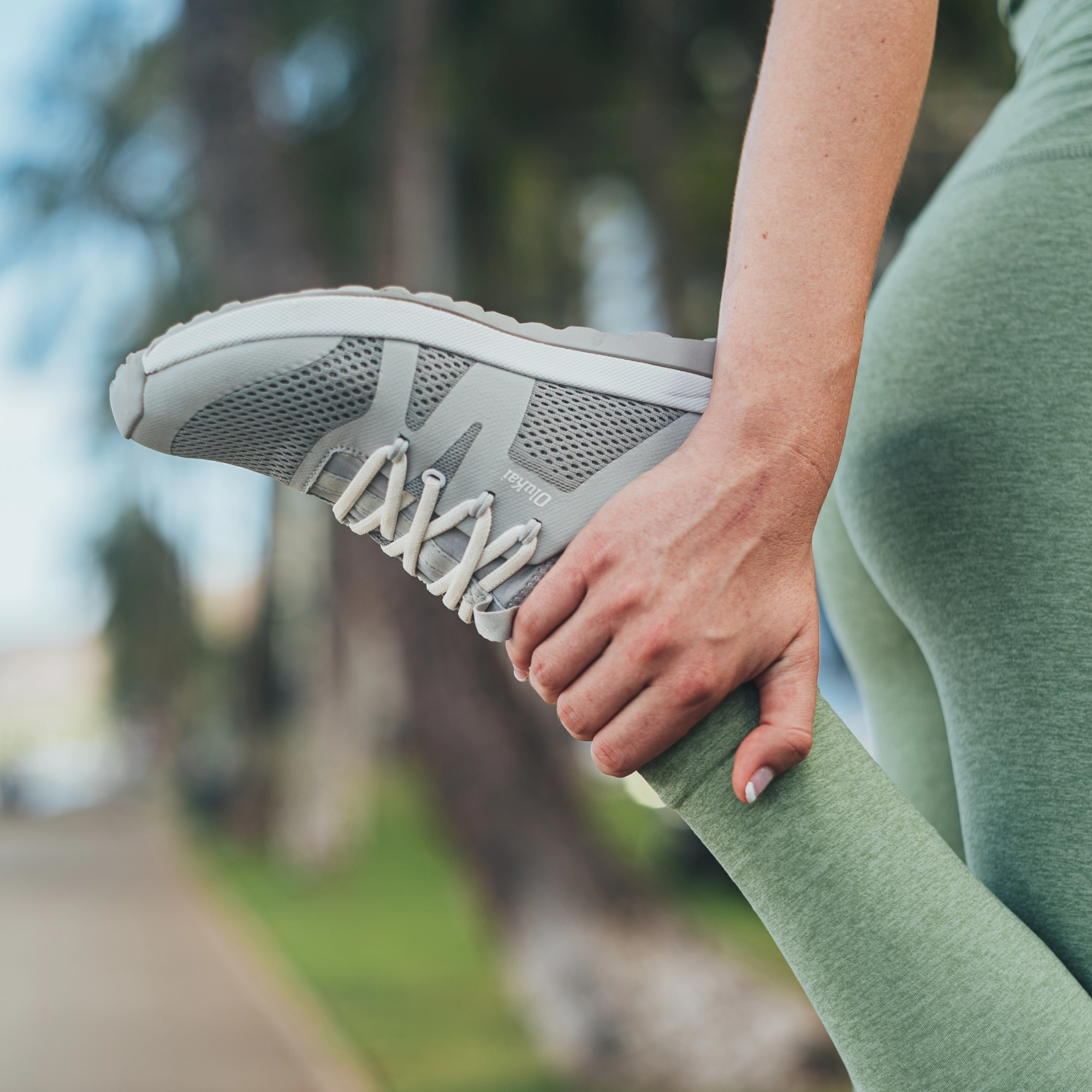 Huia - Pale Grey Breathable Lining Supportive Core Active People