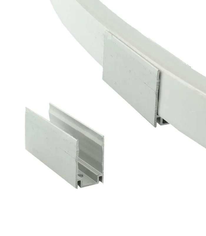 LED Neon Flex Light Connecting Aluminium Mounting For 14x25mm Clip x 10