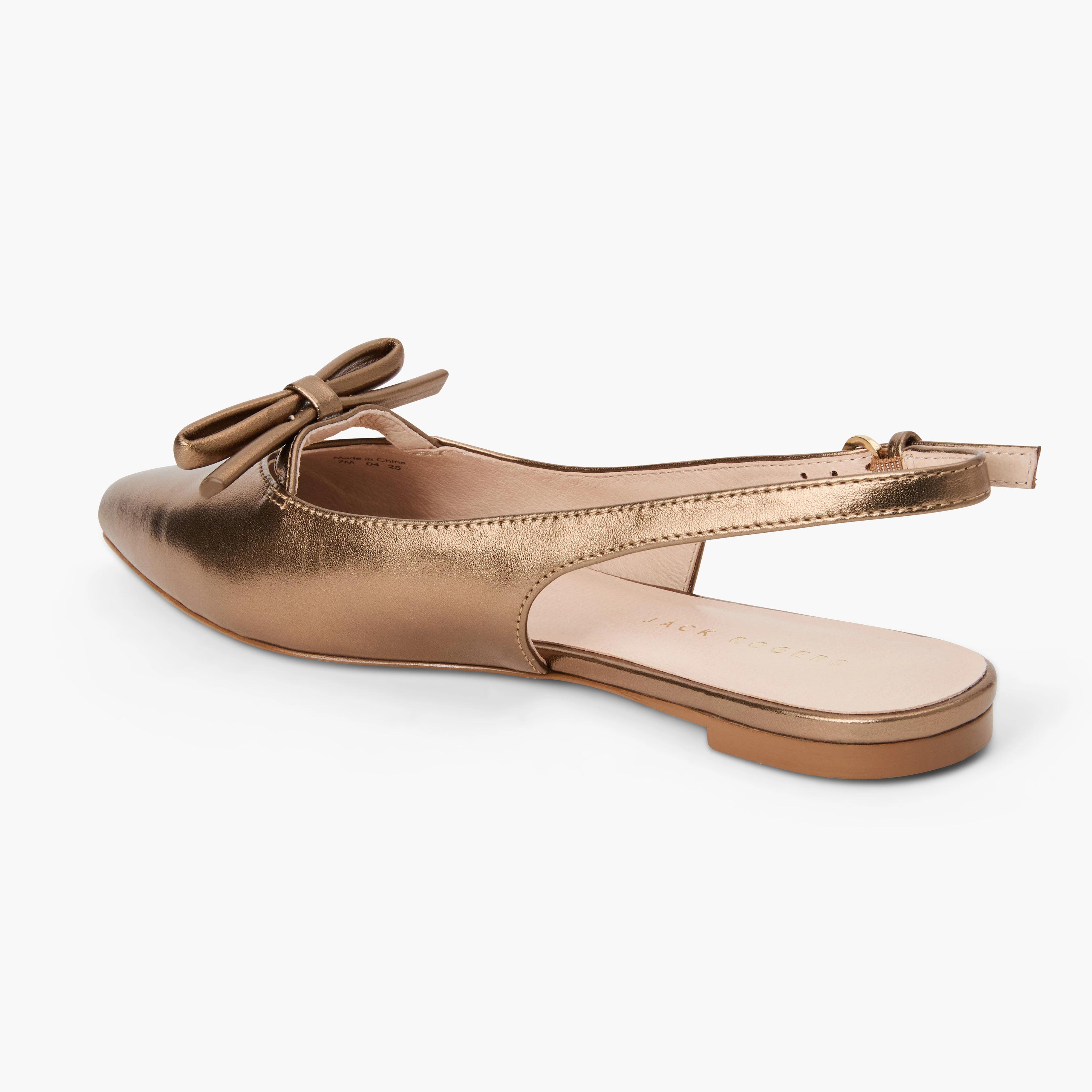 Bloom Step Bridge Step Lennox Leather Slingback Flat