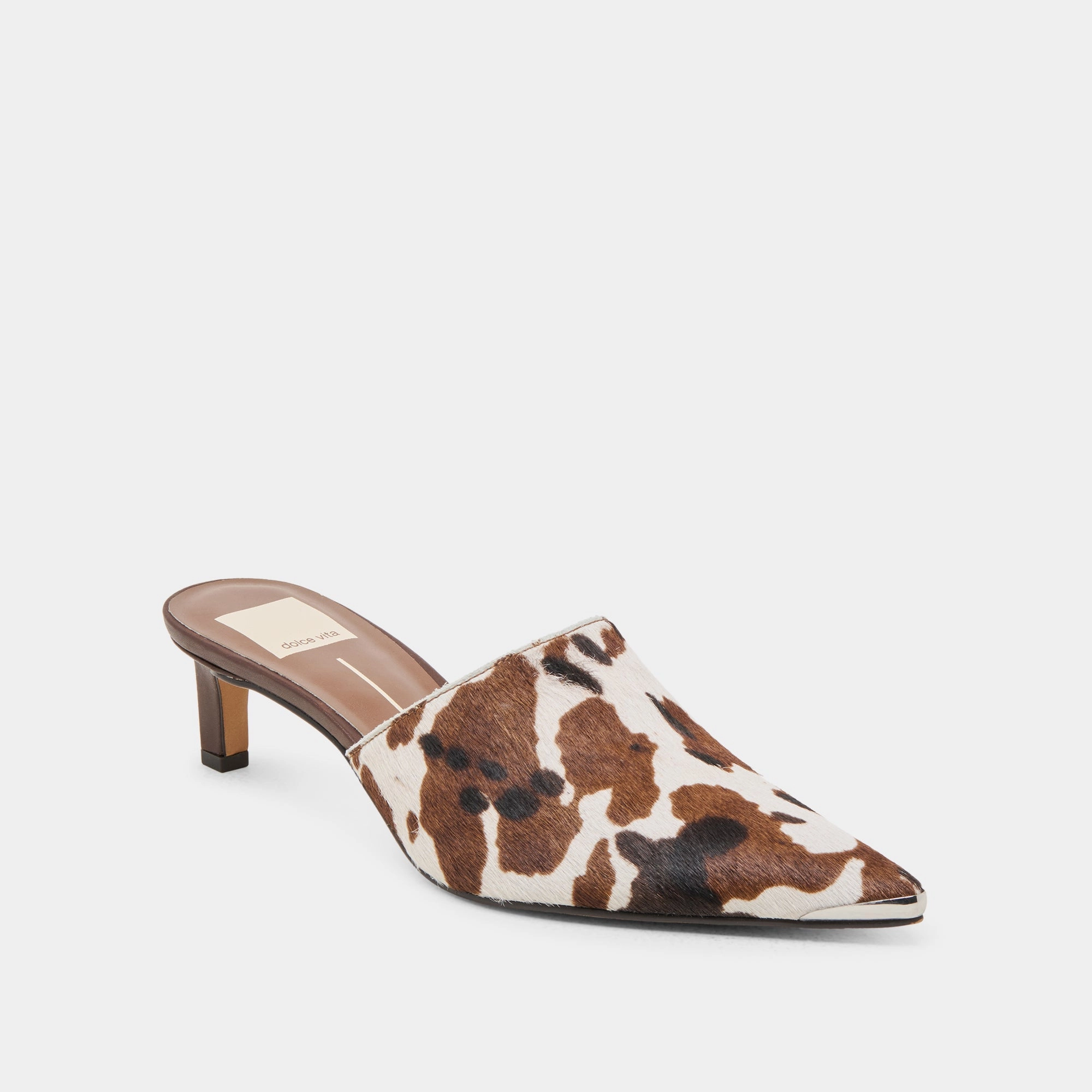 LEXY HEELS COCOA TAURUS CALF HAIR Quick Morning Dress