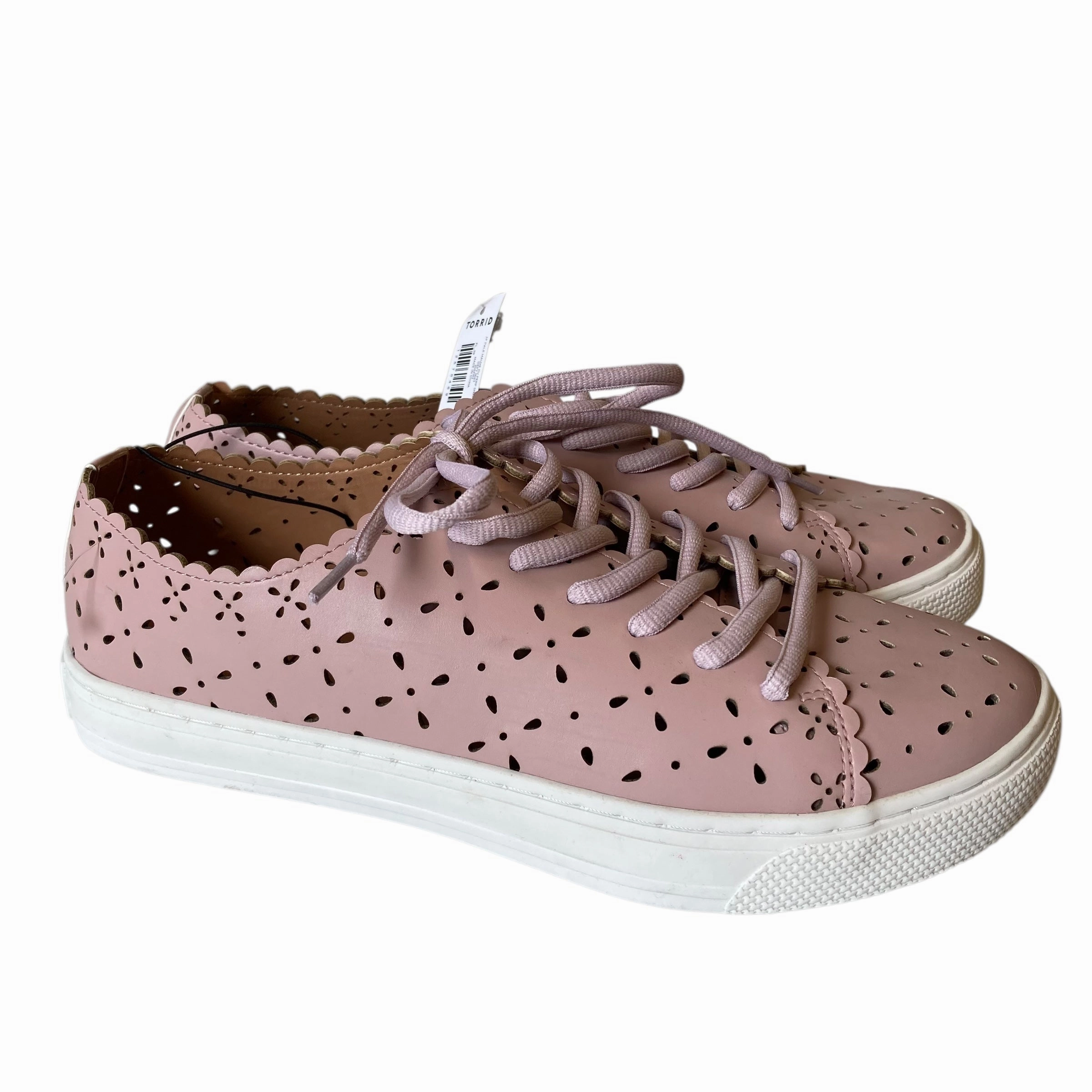 CasualWear Flexible Arch Shoes Sneakers By Torrid In Pink, Size:7.5