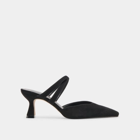 Low Key Outfit LINORE HEELS ONYX SUEDE