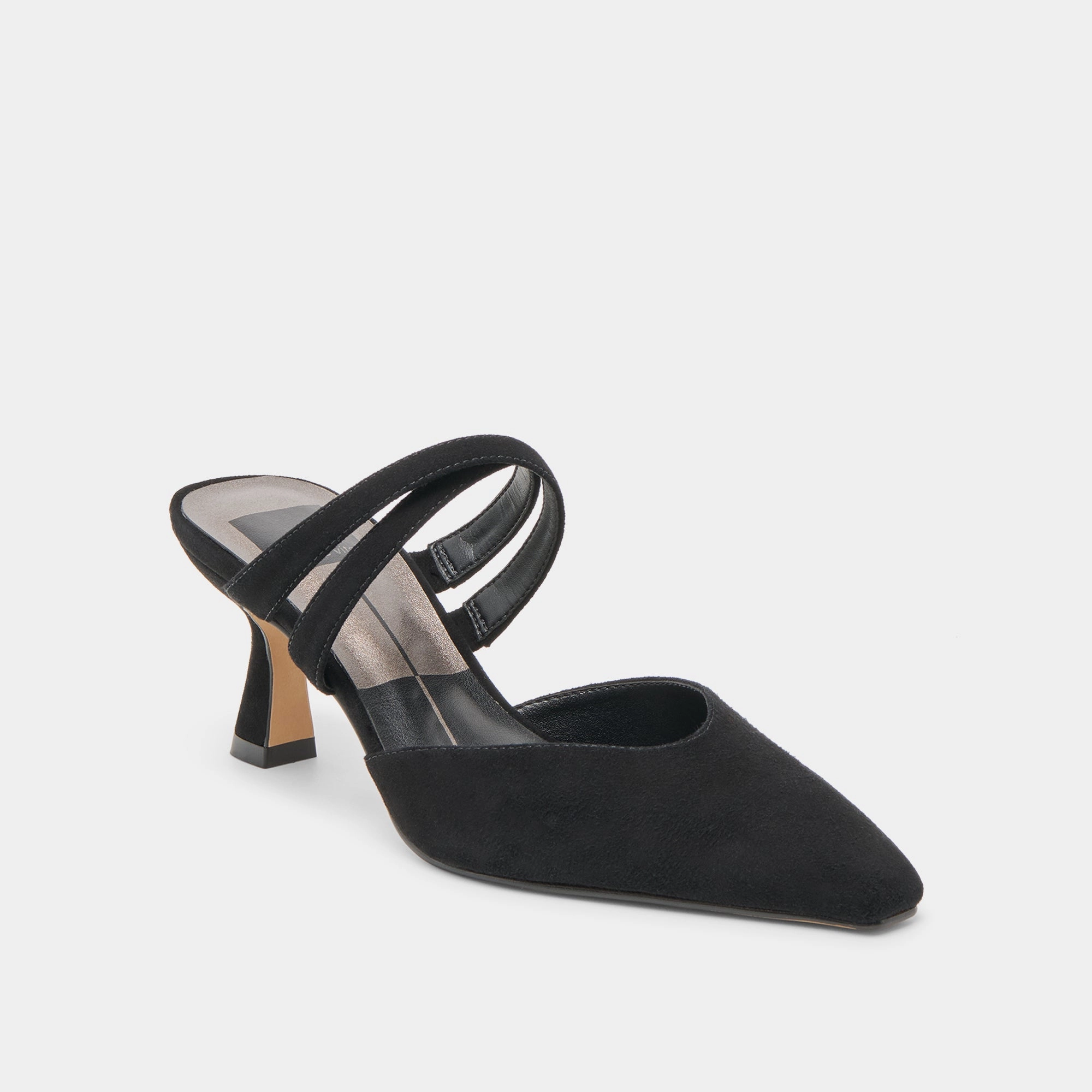 LINORE HEELS ONYX SUEDE Easy Fit Ergonomic Design