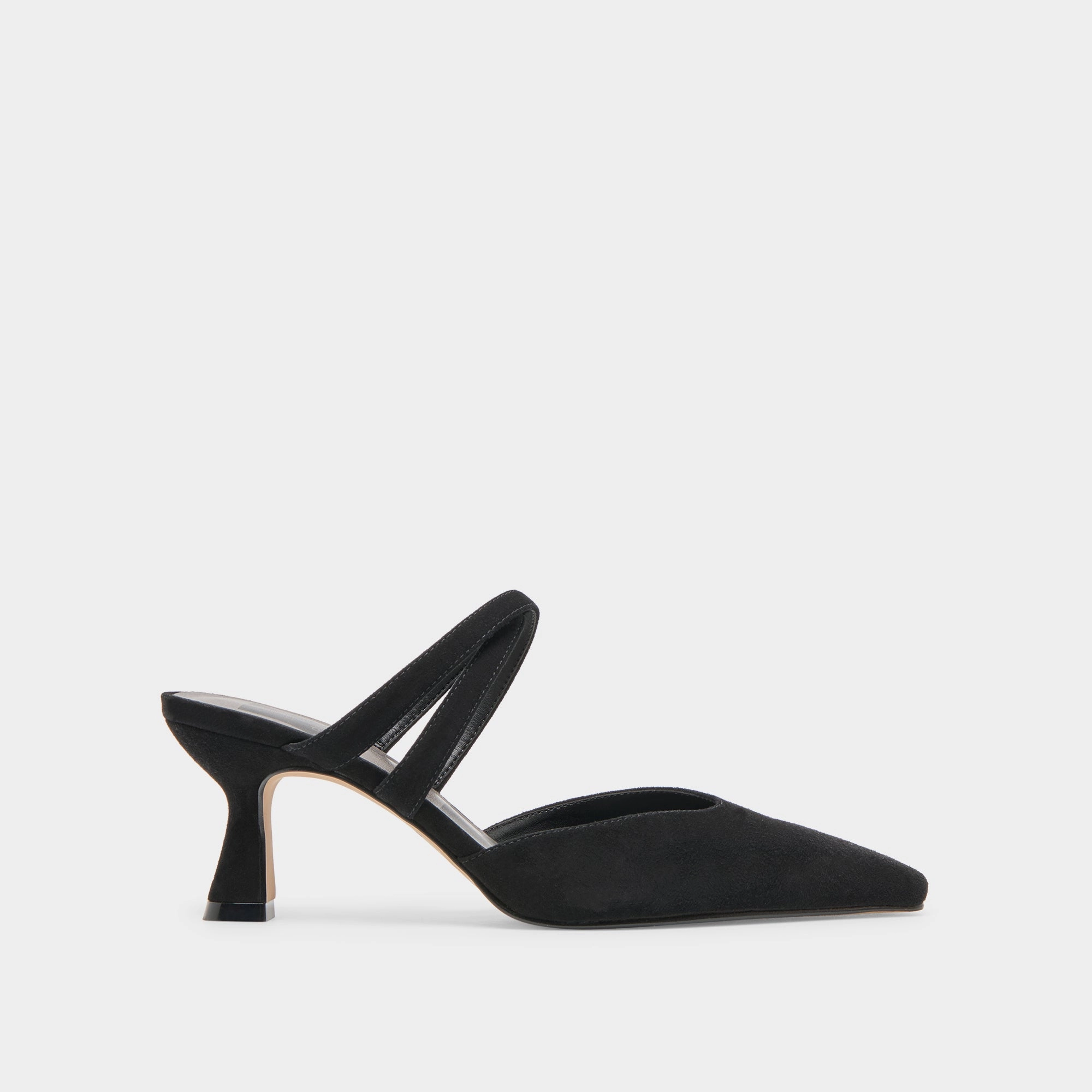 Low Key Outfit LINORE HEELS ONYX SUEDE