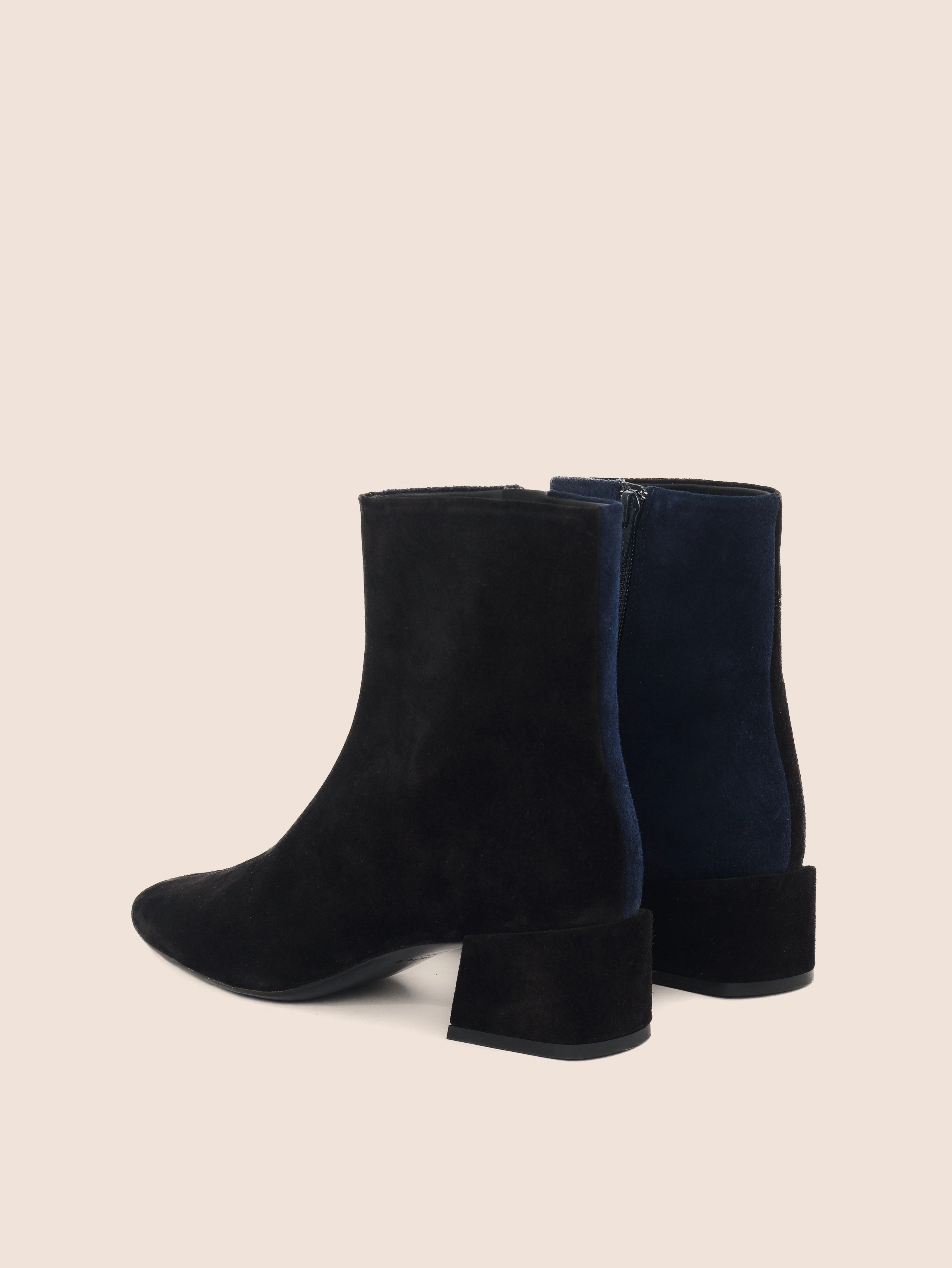 Lisboa Navy Combo Boot Breathable Interior Cushioned
