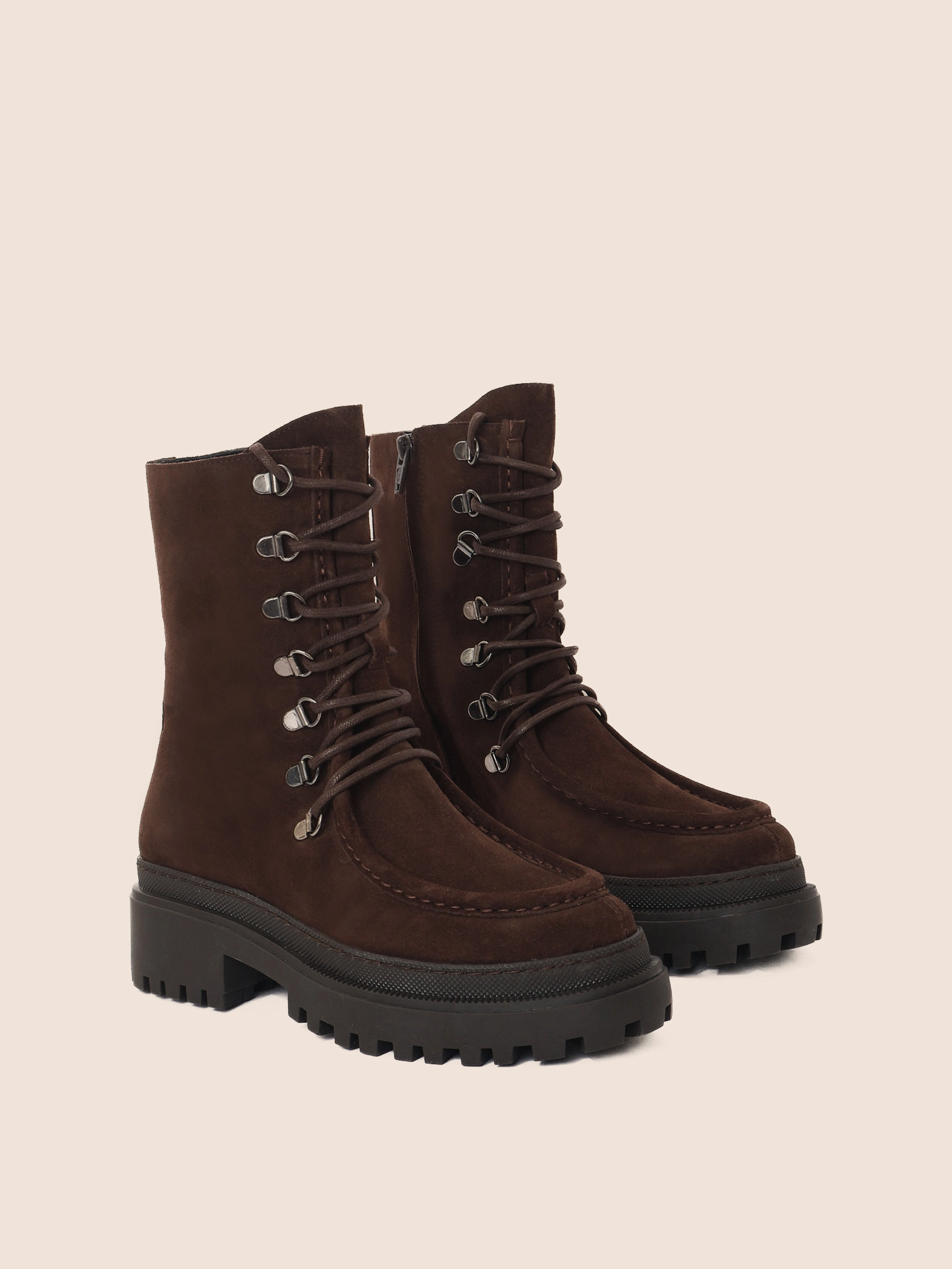 Cushion Build Lorena Brown Suede Unlined Boot