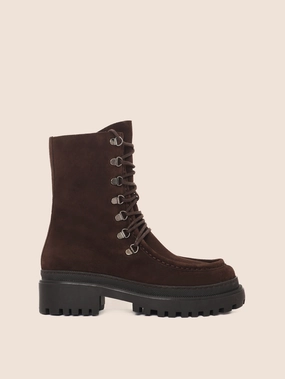 Lorena Brown Suede Unlined Boot Ultimate Wear