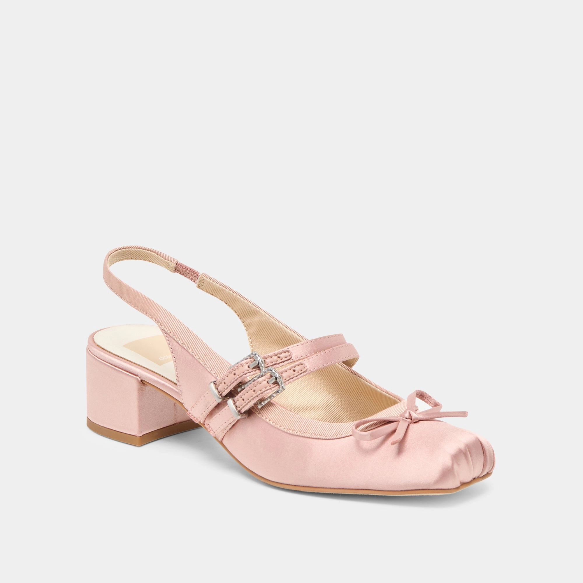 LORIS HEELS BLUSH SATIN City Stride Shoes