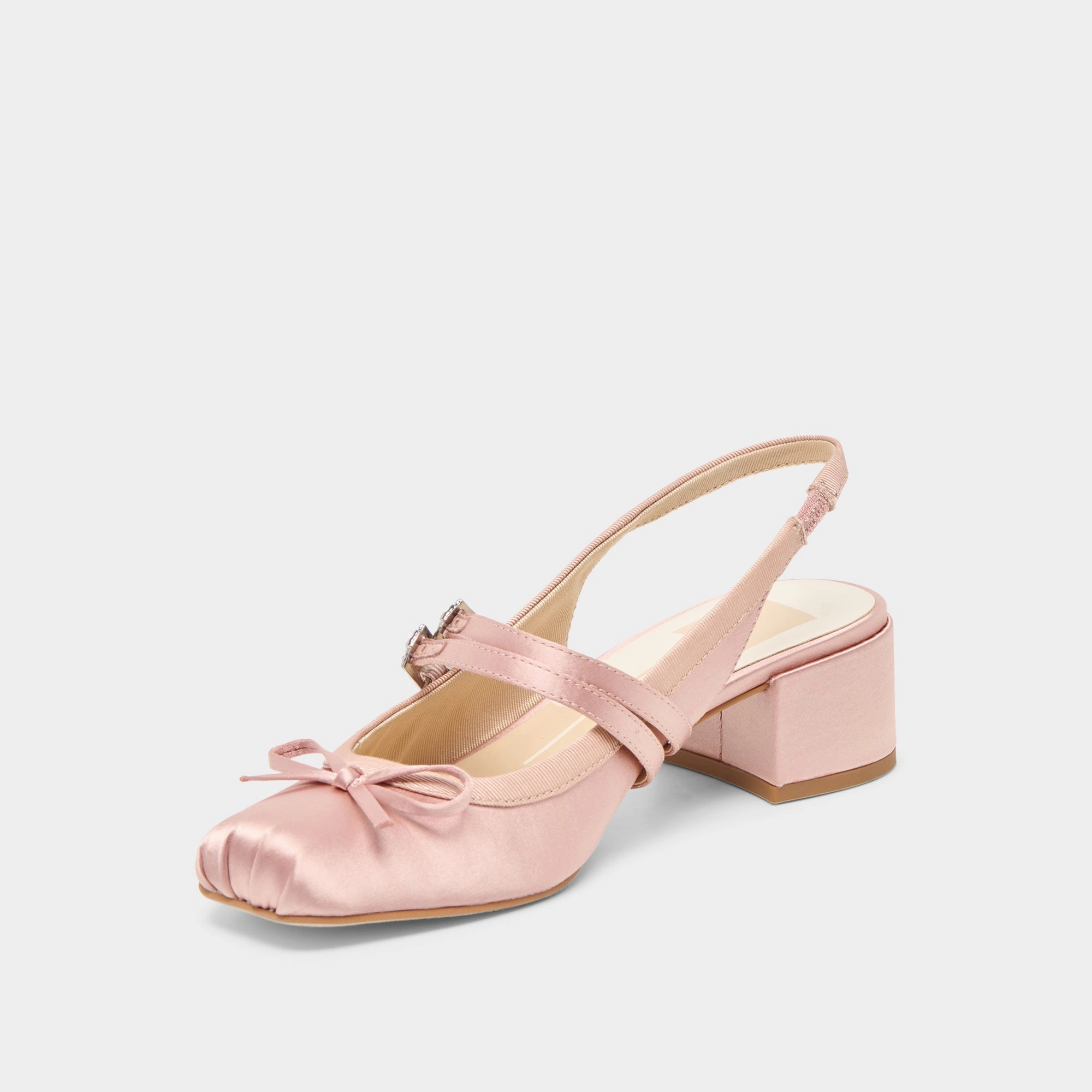 LORIS HEELS BLUSH SATIN Coast Glow