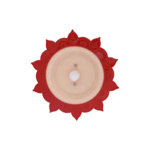 Lotus Water Sensor Diya - 1 x 3.5 Inches | Lotus Water Sensor Led Diya/ Water Led Diya for Home Decor