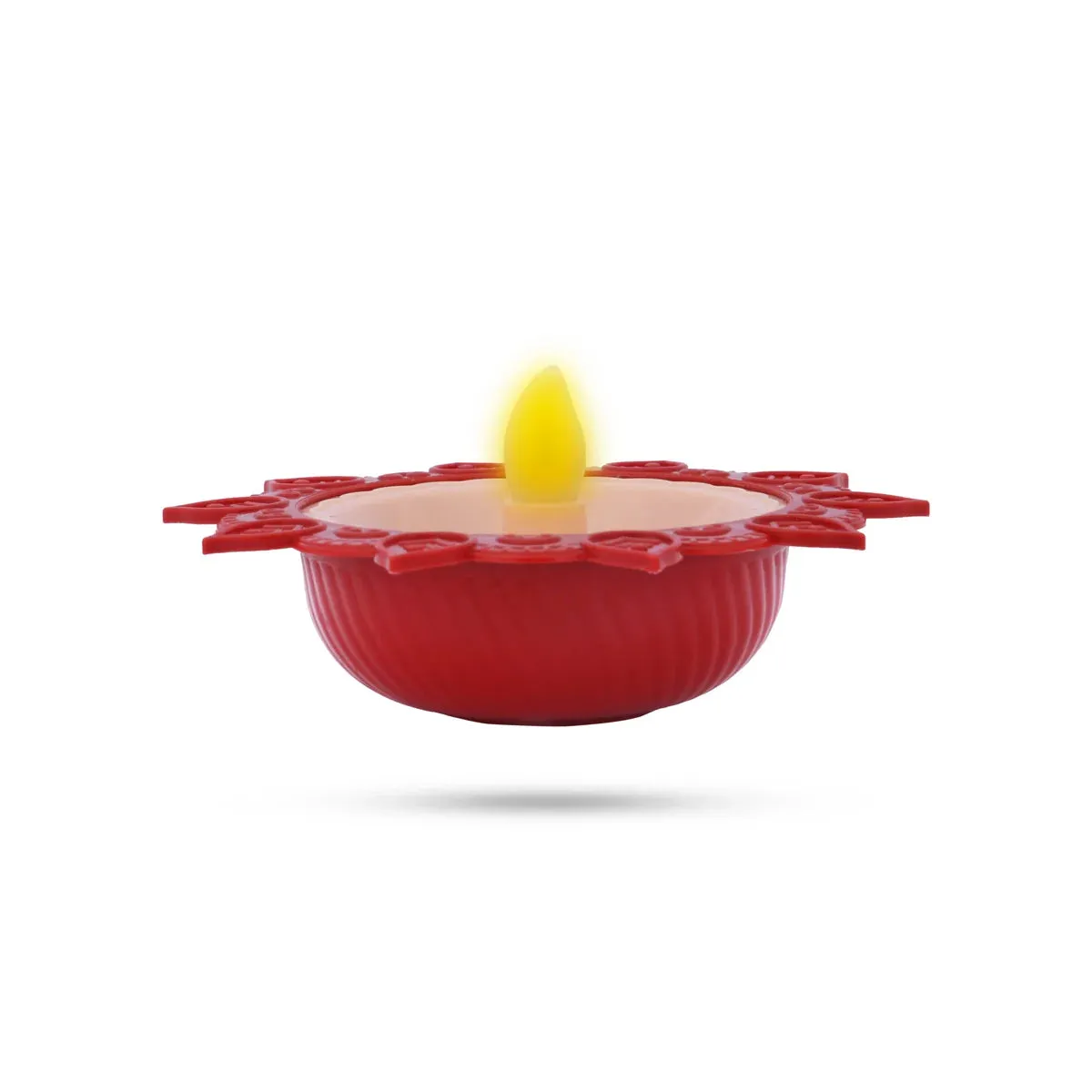 Lotus Water Sensor Diya - 1 x 3.5 Inches | Lotus Water Sensor Led Diya/ Water Led Diya for Home Decor