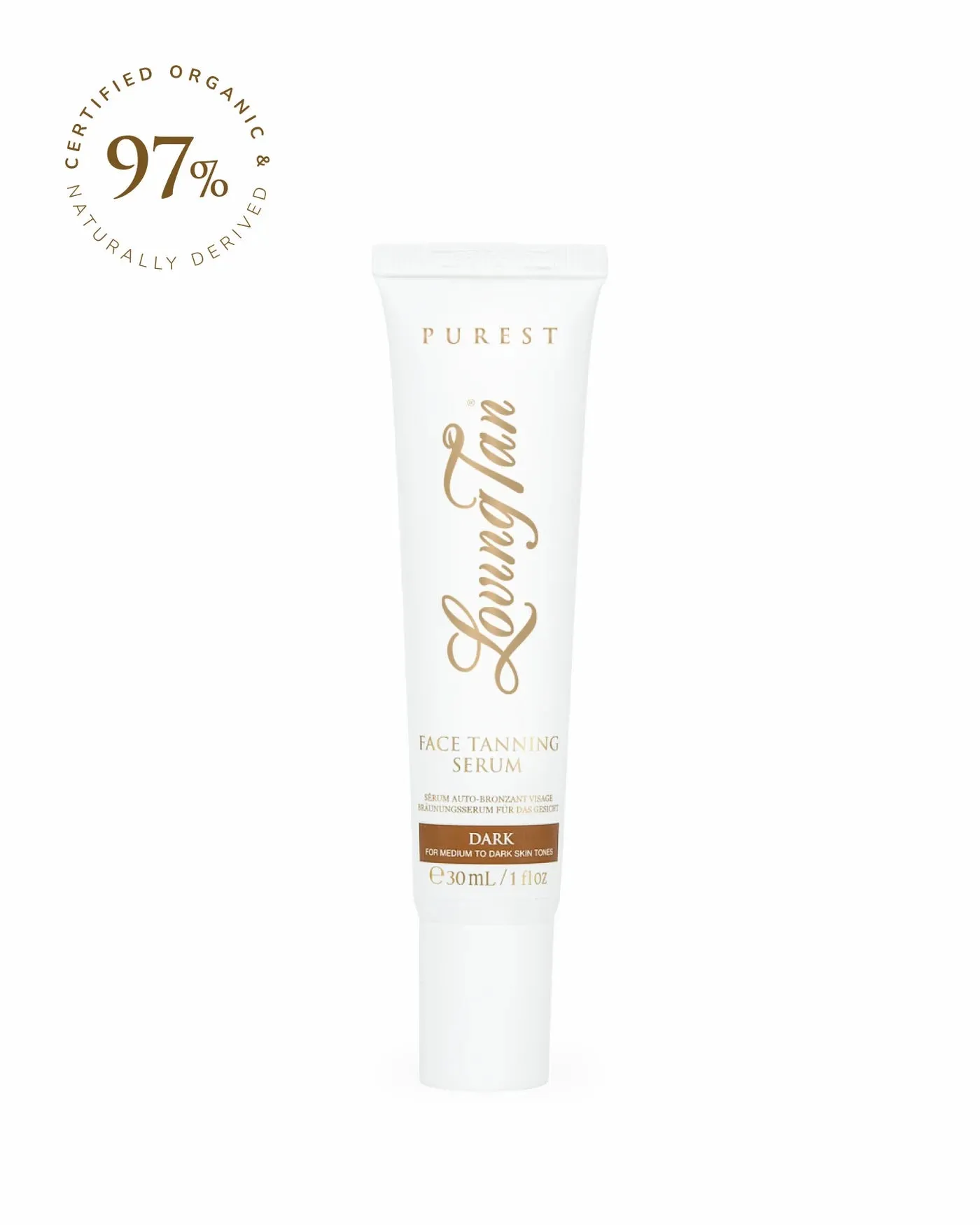 Loving Tan Purest Face Tanning Serum Dark