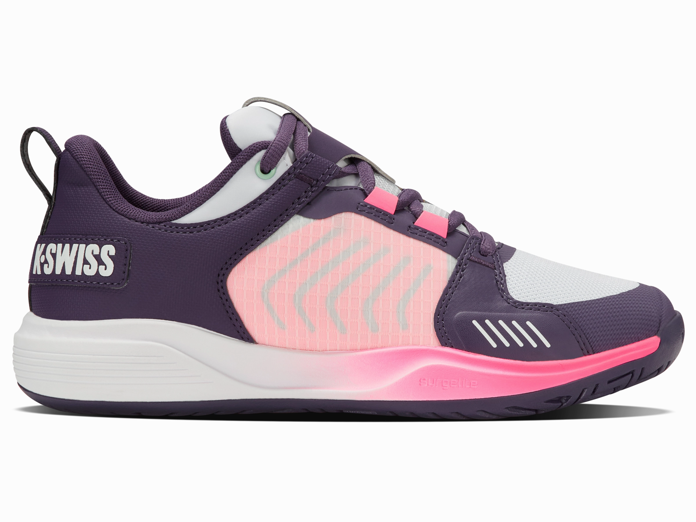 97395-593-M | ULTRASHOT TEAM | PURPLE PLUMERIA/WHITE/NEON PASTEL PINK AI Path Firm Ground