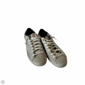 Low noise Shoes Sneakers By P448 In Gold & Grey, Size: 10.5